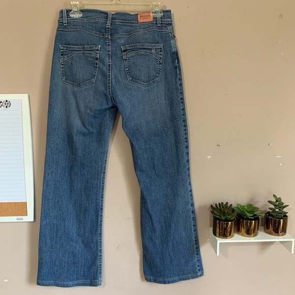 1 MAX MARA WEEKEND WOMENS STRECH JEANS FIT W2 BOOTCUT BLUE SIZE 44 US 10 - Picture 5 of 8